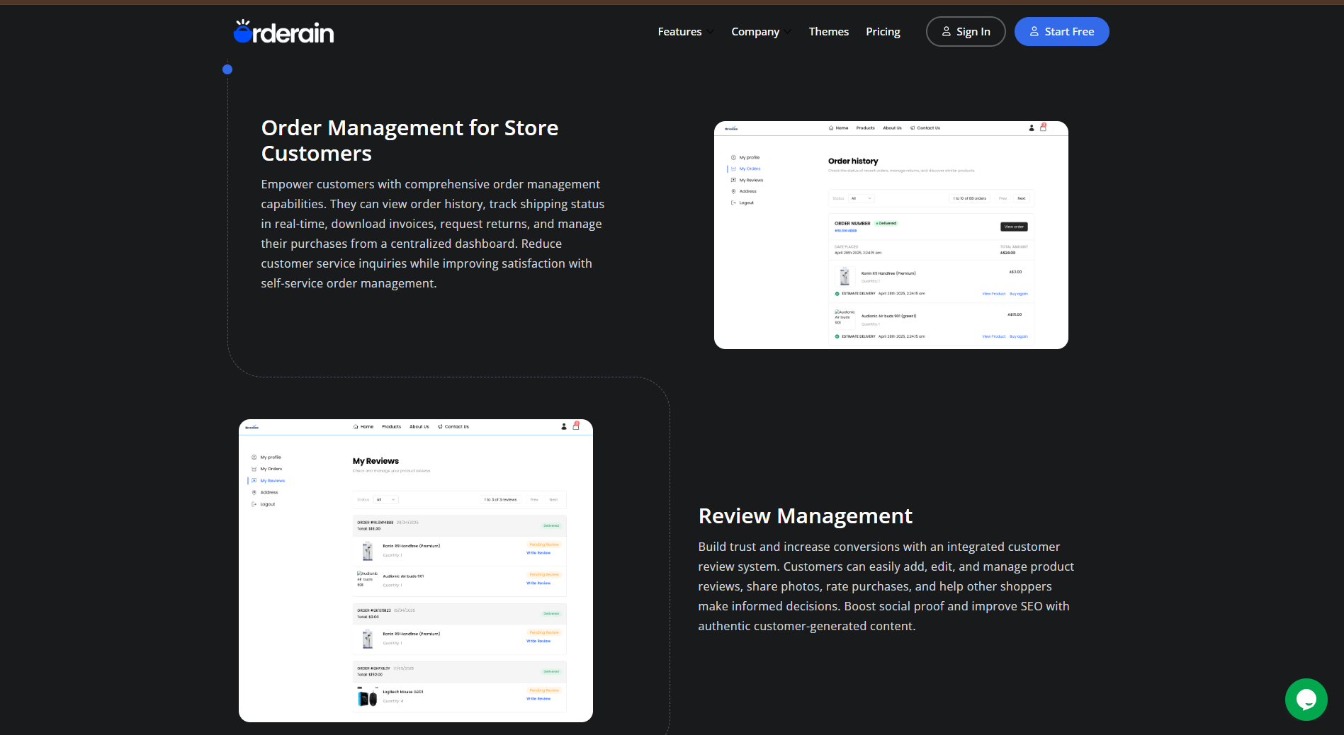 Orderain screenshot 6